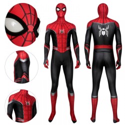 Superhero SpiderMan Suit Far From Home Spider Nylon Jumpsuit